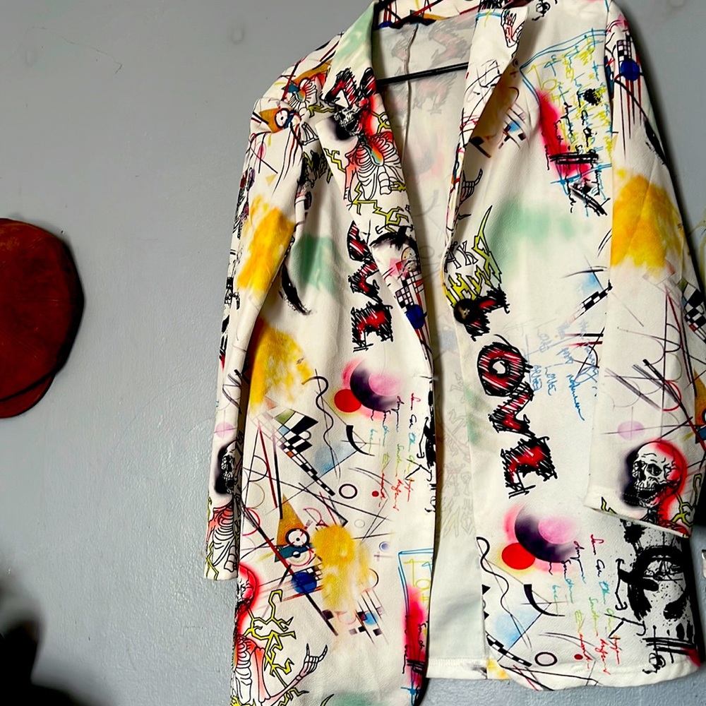Colorful blazer